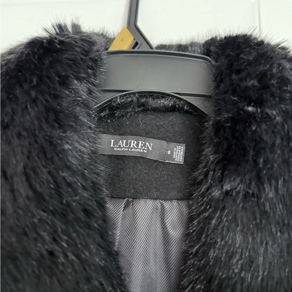 Ralph Lauren Black Trench Coat - Picture 3 of 8